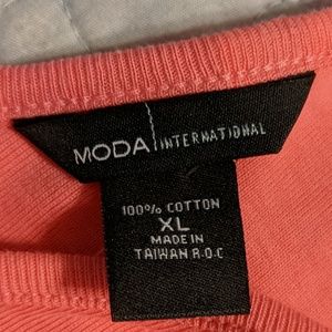 Moda International Dresses - Coral maternity mini dress Moda International Dresses - Coral maternity mini dress